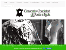 Tablet Screenshot of consorzioconciatori.it